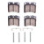 DFC 5000 Advanced Semi-Metallic Front Brake Pads and Hardware Kit, Volkswagen EuroVan 1992-1999