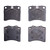 DFC 5000 Advanced Semi-Metallic Front Brake Pads, Volkswagen EuroVan 1992-1999