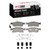 DFC 17-23 Maserati Levante Front 5000 Advanced Low Metallic Brake Pads and Hardware Kit