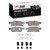 DFC 5000 Advanced Ceramic Front Brake Pads and Hardware Kit, Dodge Durango 2011-2022