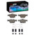 DFC 16-25 Subaru WRX Rear 4000 HybriDynamic Brake Pads and Hardware Kit