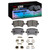 DFC 00-18 Audi A4 Quattro Rear 4000 HybriDynamic Brake Pads and Hardware Kit