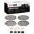DFC 22-23 Audi A3 (Mexico) Front 5000 Advanced Low Metallic Brake Pads and Hardware Kit