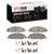 DFC 24-25 Ford Mustang Front 5000 Advanced Ceramic Brake Pads and Hardware Kit