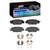 DFC 16-25 Mazda CX-5 Rear 4000 HybriDynamic Brake Pads and Hardware Kit