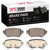 DFC 5000 Advanced Ceramic Rear Brake Pads, Mazda 6 2016-2021