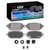 DFC 17-24 Mazda 3 Rear 4000 HybriDynamic Brake Pads and Hardware Kit