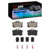 DFC 97-08 Audi S6 Rear 4000 HybriDynamic Brake Pads and Hardware Kit