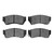 DFC 89-01 Chevrolet Metro Front 5000 Advanced Semi Metallic Brake Pads