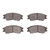 DFC 89-94 Subaru Justy Front 5000 Advanced Semi Metallic Brake Pads