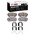 DFC 5000 Advanced Ceramic Front Brake Pads and Hardware Kit, Hyundai Sonata 2016-2020