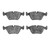 DFC 5000 Advanced Low-Metallic Front Brake Pads, Audi 100 1987-2005