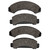 DFC 83-97 Ford Explorer Front 5000 Advanced Semi Metallic Brake Pads