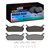 DFC 90-93 Mazda Miata Rear 4000 HybriDynamic Brake Pads and Hardware Kit