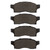 DFC 5000 Advanced Semi-Metallic Front Brake Pads, Toyota MR2 1991-1991