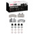 DFC 88-02 Chevrolet K3500 Front 5000 Advanced Semi Metallic Brake Pads and Hardware Kit