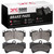 DFC 5000 Advanced Ceramic Rear Brake Pads, Dodge Journey 2022-2025