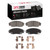DFC 88-91 Honda Civic Wagon Front 5000 Advanced Semi Metallic Brake Pads and Hardware Kit