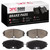 DFC 5000 Advanced Semi-Metallic Front Brake Pads, Infiniti Q45 1990-1995