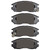 DFC 5000 Advanced Ceramic Front Brake Pads, Chrysler Sebring 1989-2005