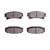DFC 5000 Advanced Semi-Metallic Rear Brake Pads, Buick Reatta 1986-1992