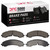 DFC 5000 Advanced Ceramic Front/Rear Brake Pads, Chevrolet Silverado 2500 HD/2500 HD Classic 2020-2025