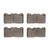 DFC 5000 Advanced Low-Metallic Front Brake Pads, Cadillac CT5 2022-2025
