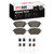 DFC 19-26 Mercedes-Benz CLA200 (Mexico) Rear 5000 Advanced Ceramic Brake Pads and Hardware Kit