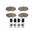 DFC 5000 Advanced Low-Metallic Front Brake Pads and Hardware Kit, Audi S3 (USA/Canada) 2022-2025
