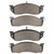 DFC 88-90 Dodge Dynasty Front 5000 Advanced Semi Metallic Brake Pads