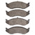 DFC 5000 Advanced Semi-Metallic Front Brake Pads, Jeep Grand Wagoneer 1990-2006