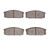 DFC 81-88 Nissan Sentra Front 5000 Advanced Semi Metallic Brake Pads