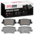 DFC 5000 Advanced Ceramic Rear Brake Pads, Hyundai Sonata 2021-2025