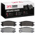 DFC 5000 Advanced Ceramic Rear Brake Pads, Subaru Impreza 1990-1999