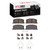 DFC 92-99 Toyota Paseo Front 5000 Advanced Ceramic Brake Pads and Hardware Kit