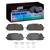 DFC 17-25 Audi A6 Quattro Front 4000 HybriDynamic Brake Pads and Hardware Kit
