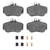 DFC 94-98 Mercedes-Benz C220 Front 4000 HybriDynamic Brake Pads and Hardware Kit