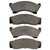 DFC 75-80 Ford Thunderbird Front/Rear 5000 Advanced Semi Metallic Brake Pads
