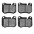 DFC 77-94 Lamborghini Diablo Rear/Front 5000 Advanced Semi Metallic Brake Pads