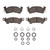 DFC 76-78 Buick LeSabre Rear 4000 HybriDynamic Brake Pads and Hardware Kit