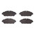 DFC 5000 Advanced Semi-Metallic Front Brake Pads, Ford Transit-250 2020-2025