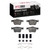 DFC 5000 Advanced Ceramic Rear Brake Pads and Hardware Kit, Audi TTS Quattro 2013-2023