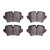 DFC 14-24 Jaguar XJ Rear 5000 Advanced Low Metallic Brake Pads