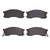 DFC 89-91 Mazda MPV Front 5000 Advanced Semi Metallic Brake Pads