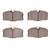 DFC 5000 Advanced Semi-Metallic Front Brake Pads, Mercedes-Benz 500SEC 1982-1985