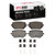 DFC 5000 Advanced Ceramic Rear Brake Pads and Hardware Kit, Mercedes-Benz GLA250 (USA/Canada) 2020-2025