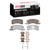 DFC 14-25 Dodge Attitude (Mexico) Front 5000 Advanced Ceramic Brake Pads and Hardware Kit