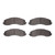 DFC 5000 Advanced Semi-Metallic Front Brake Pads, Ram 3500 2019-2025