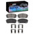 DFC 4000 HybriDynamic Front Brake Pads and Hardware Kit, Hyundai Elantra 2021-2025