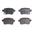 DFC 5000 Advanced Ceramic Rear Brake Pads, Fiat 500L 2014-2019
